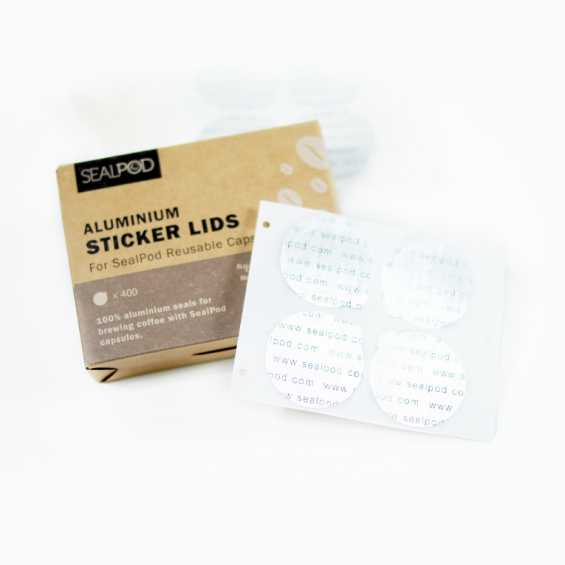 Espresso Sticker Lids συσκευασία με 400 